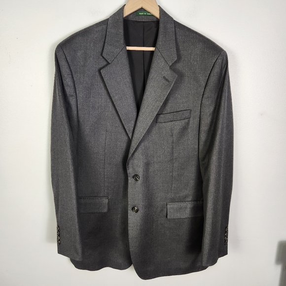 Lauren Ralph Lauren Other - EUC LRL Ralph Lauren Charcoal‎ Gray Single Breasted Suit Jacket Size 42R #677